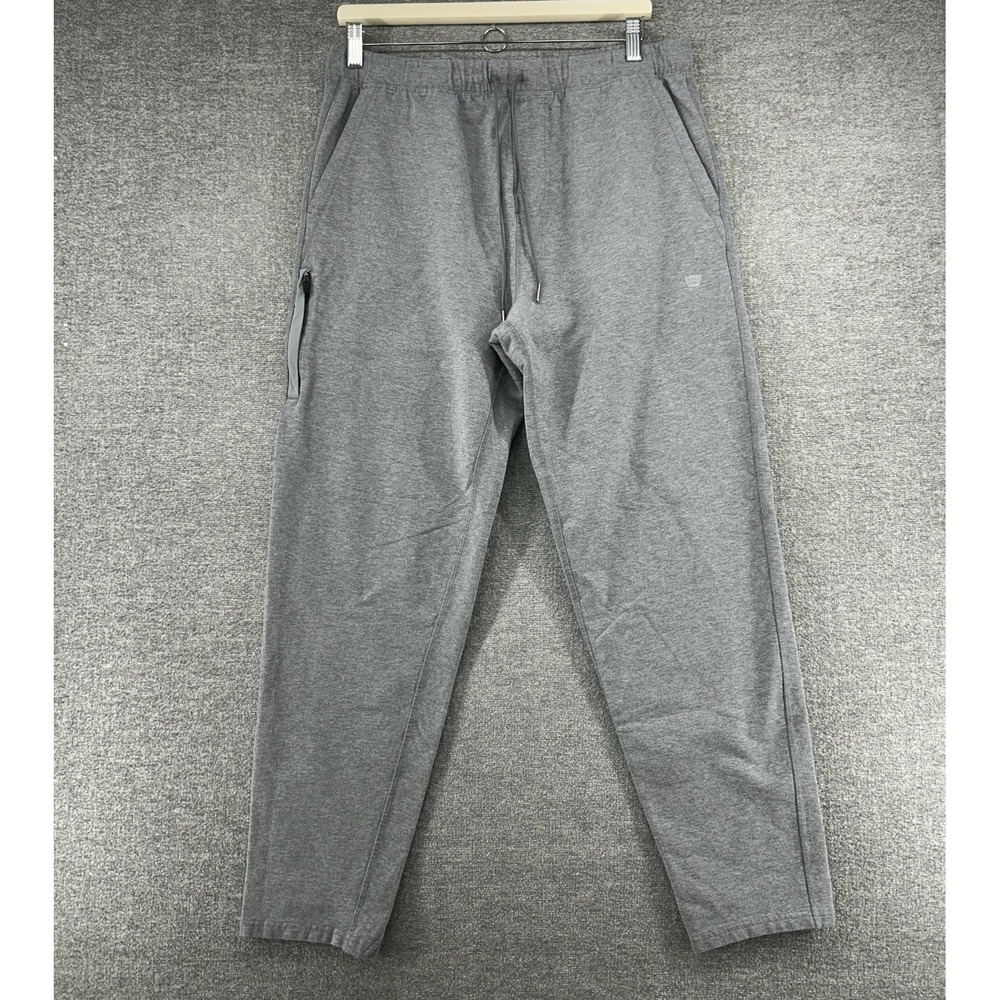 Mack Weldon Jogger Pants Men Size Large Gray Drawstrings Activewear Pockets